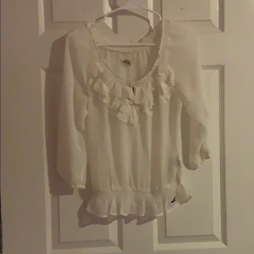Sheer White blouse